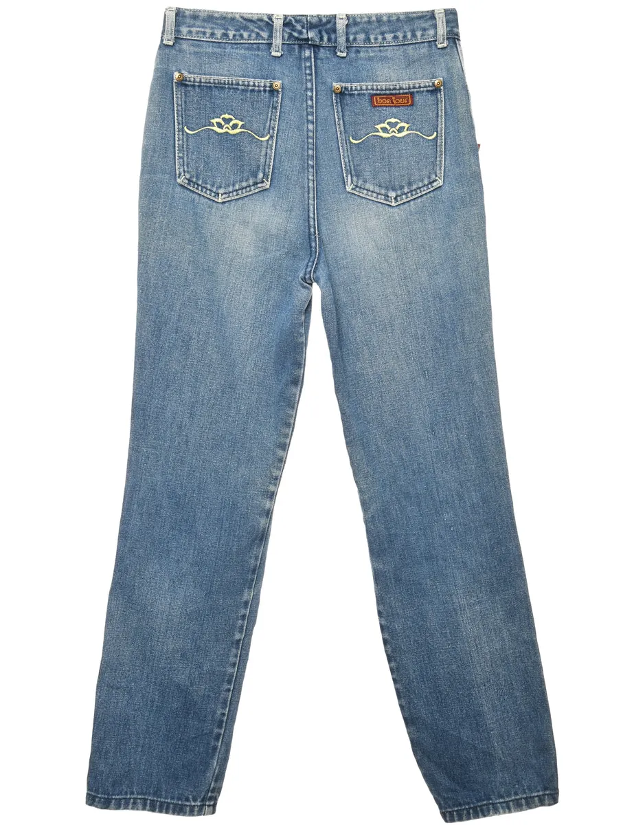 Zip Front Skinny Fit Jeans - W28 L29